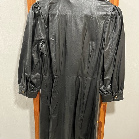 WHO WHAT WEAR Faux Leather Dress - Picture 7 of 7